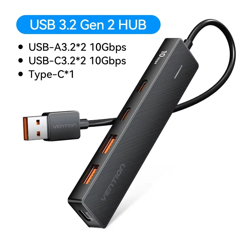 Vention 5-Port USB-C & USB 3.2 Hub