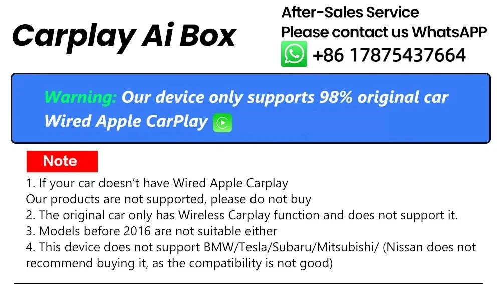 4-in-1 Wireless CarPlay & Android Auto AI Box