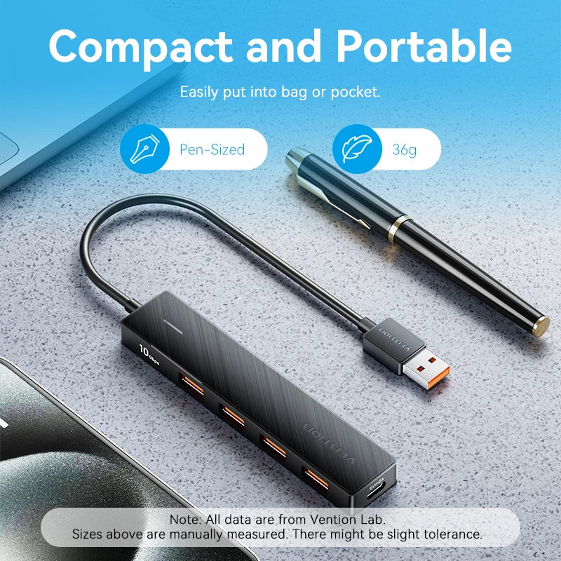 Vention 5-Port USB-C & USB 3.2 Hub