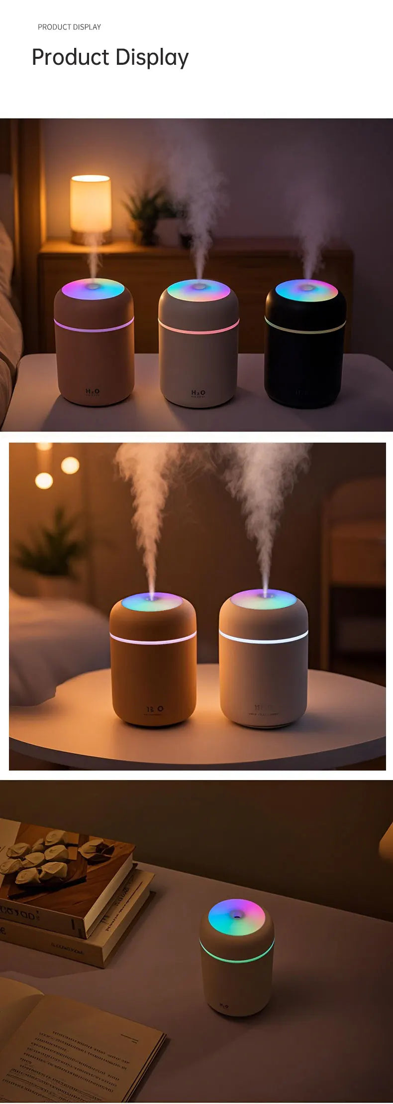 300ml Aromatherapy Diffuser & Humidifier
