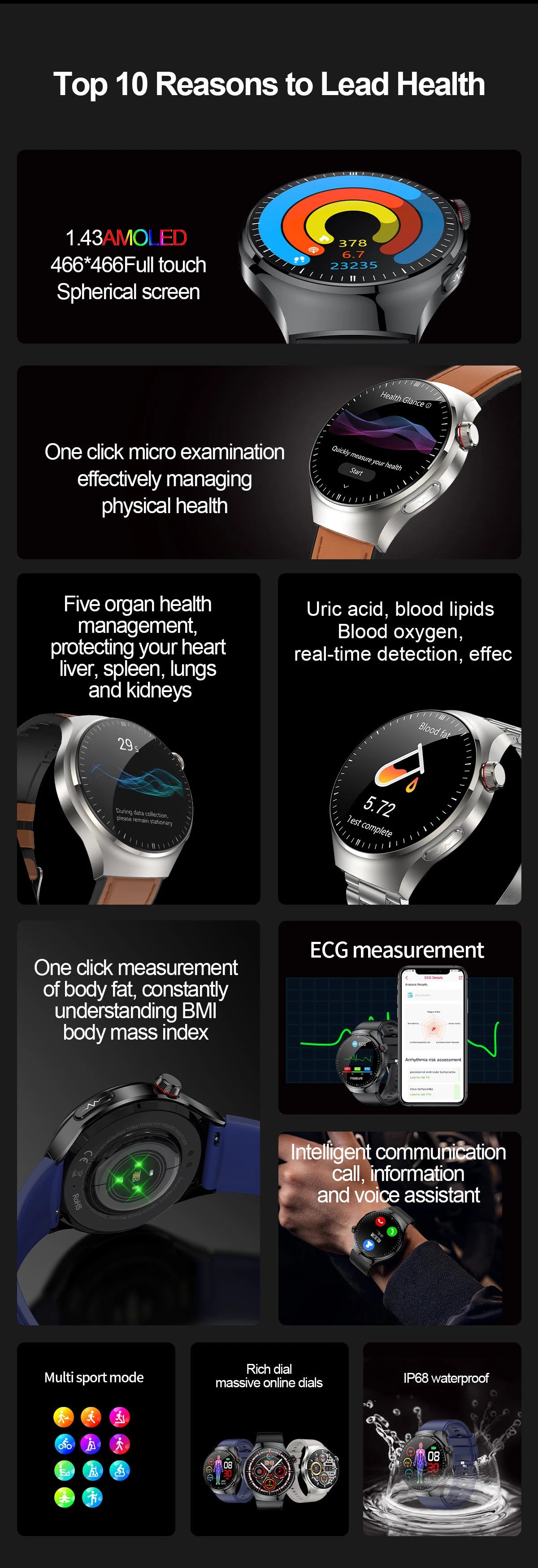 HealthPro™ Smart Health Watch