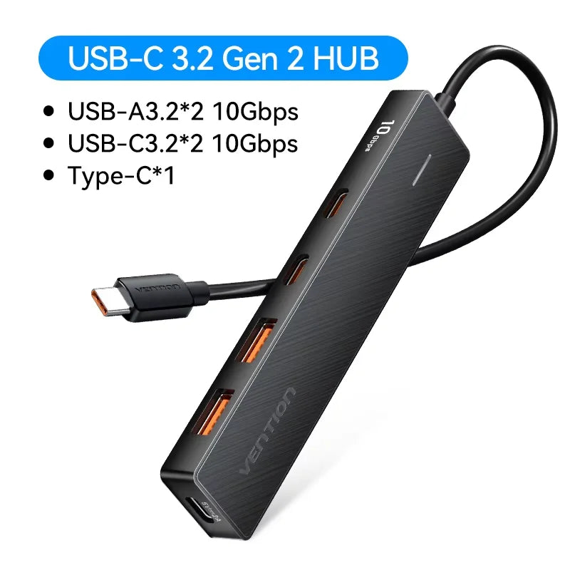 Vention 5-Port USB-C & USB 3.2 Hub