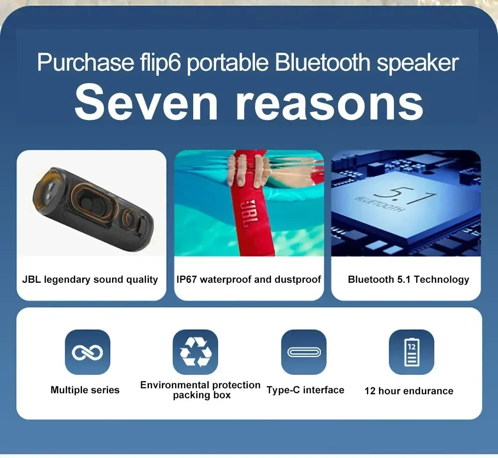 Portable JBL wireless speaker