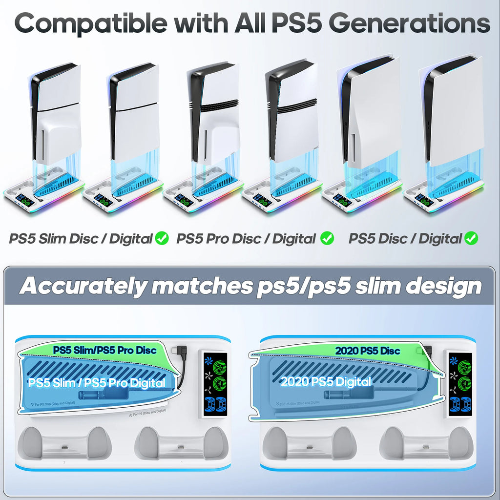 PS5 RGB Cooling Stand