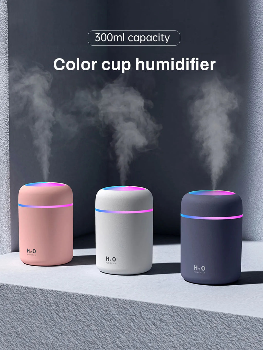300ml Aromatherapy Diffuser & Humidifier