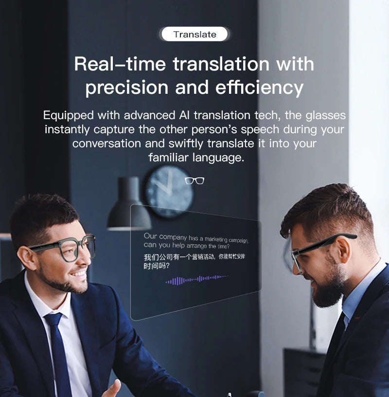 Smart Ai bluetooth glasses