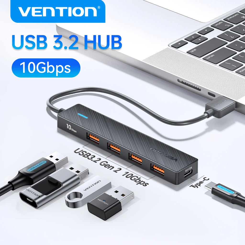 Vention 5-Port USB-C & USB 3.2 Hub