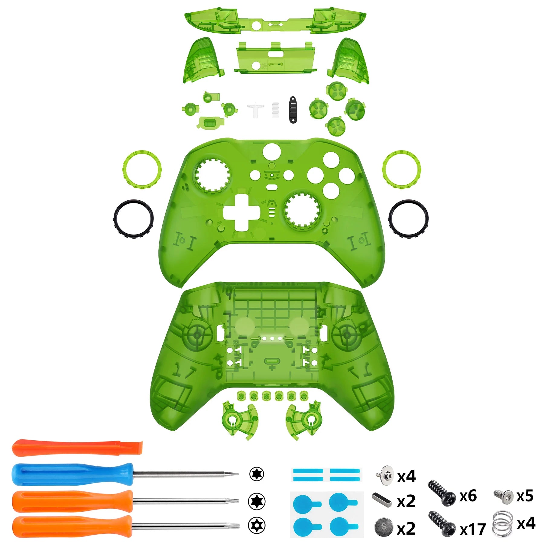 eXtremeRate Elite 2 Clear Shell Kit