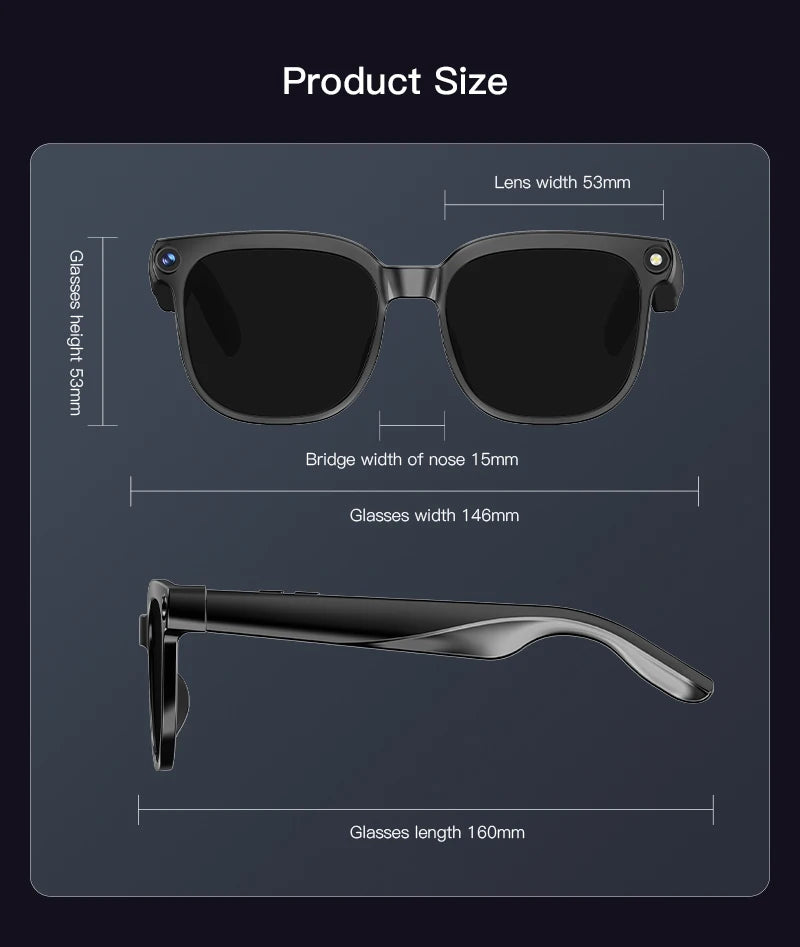 Smart Ai bluetooth glasses