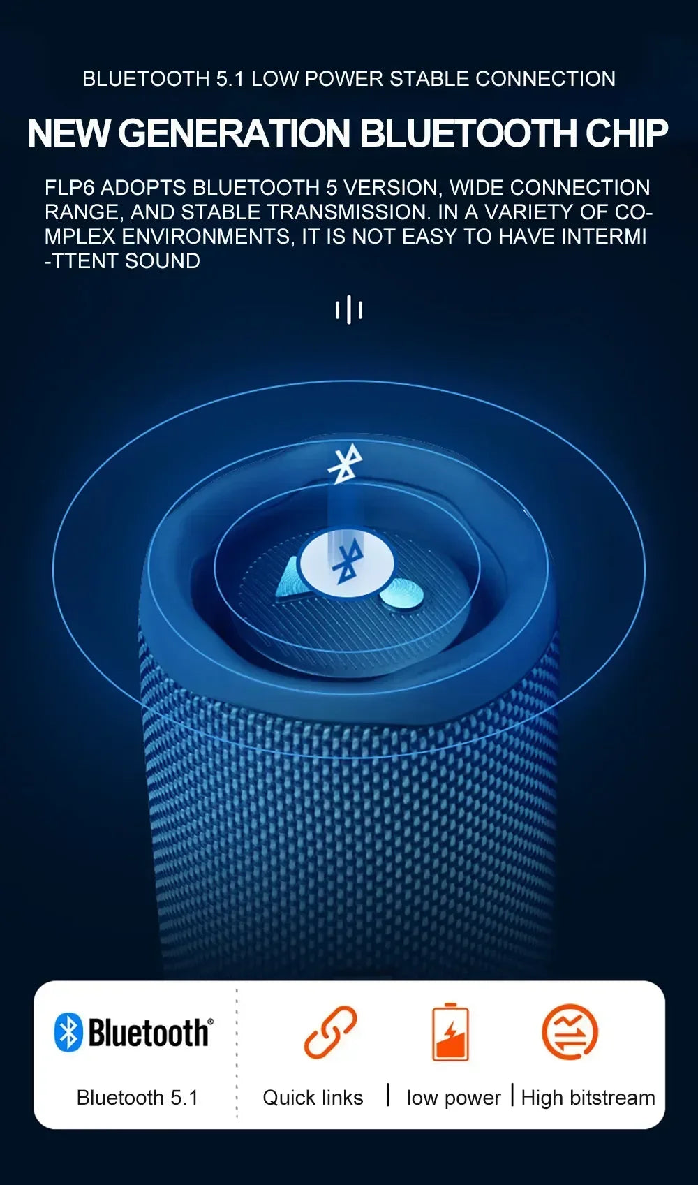 Portable JBL wireless speaker