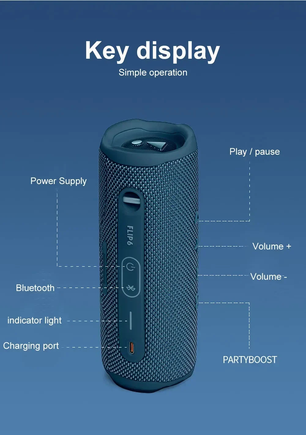 Portable JBL wireless speaker