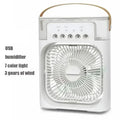 3-in-1 Portable Air Cooler Fan with Humidifier & LED Night Light